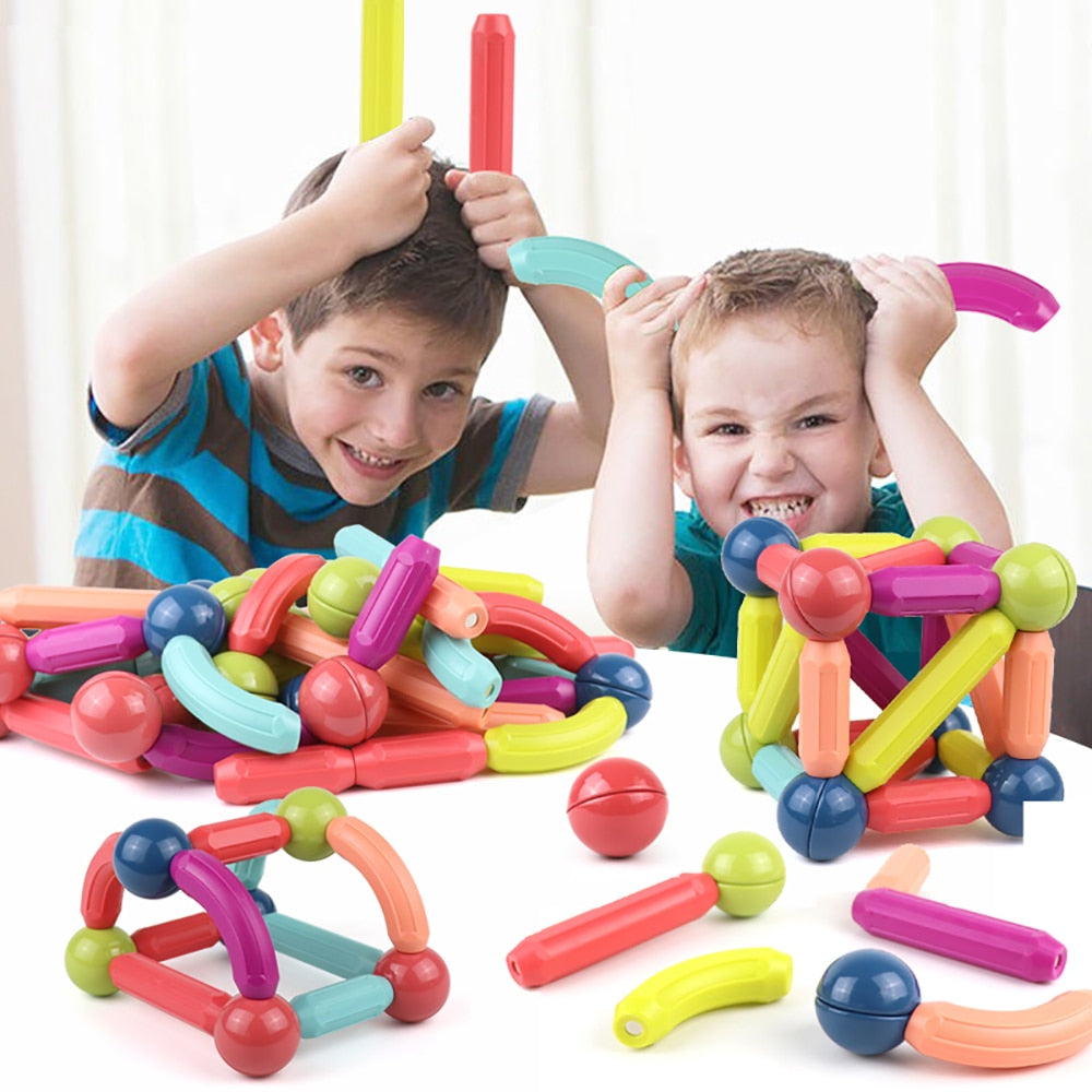 magnetic ball sticks rod educational toy building blocks are made of d